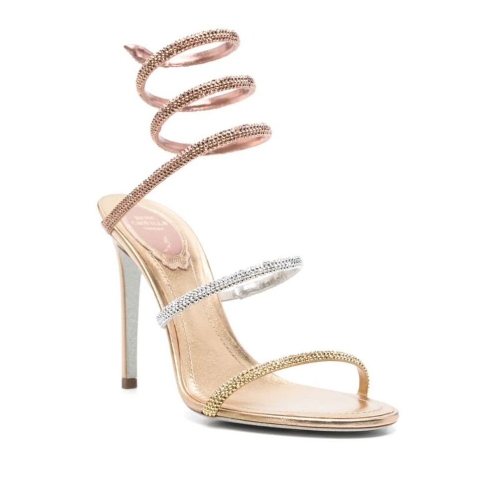 Rene Caovilla Women Cleo Three-Toned Sandal 105 - Picture 2 of 4
